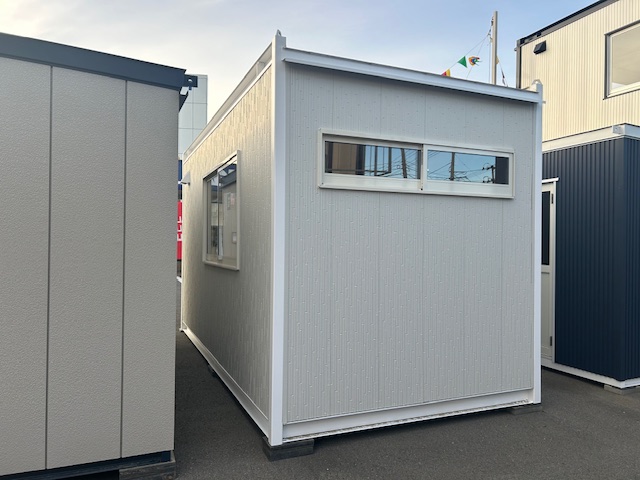 3坪仮設ハウス　子供部屋や趣味部屋などに　ナガワ 商品詳細：3坪 アッシュホワイト | 株式会社ナガワ